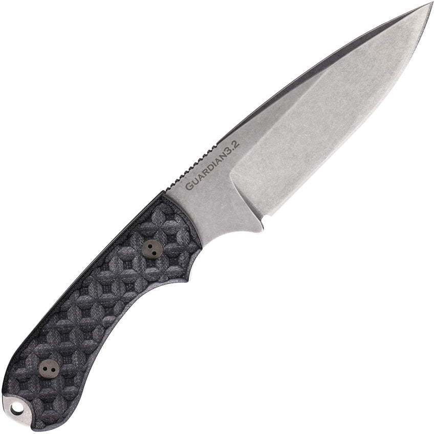 BRAD32FE001A Bradford Knives Guardian 3.2 Textured Blk