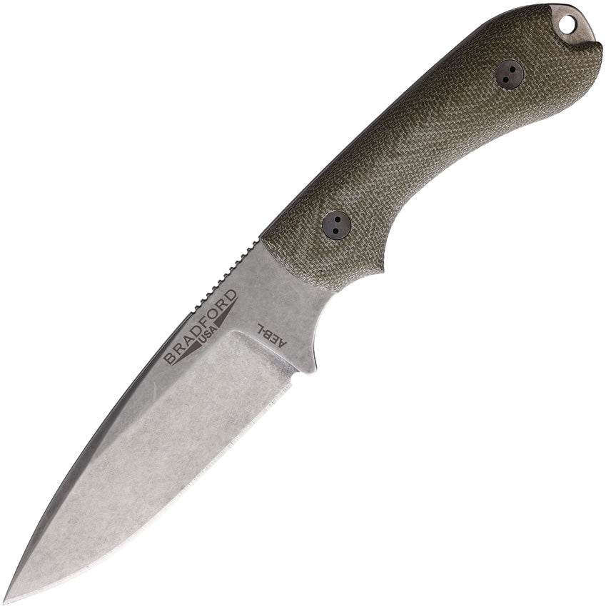 BRAD32FE102A Bradford Knives Guardian 3.2 3D OD Green