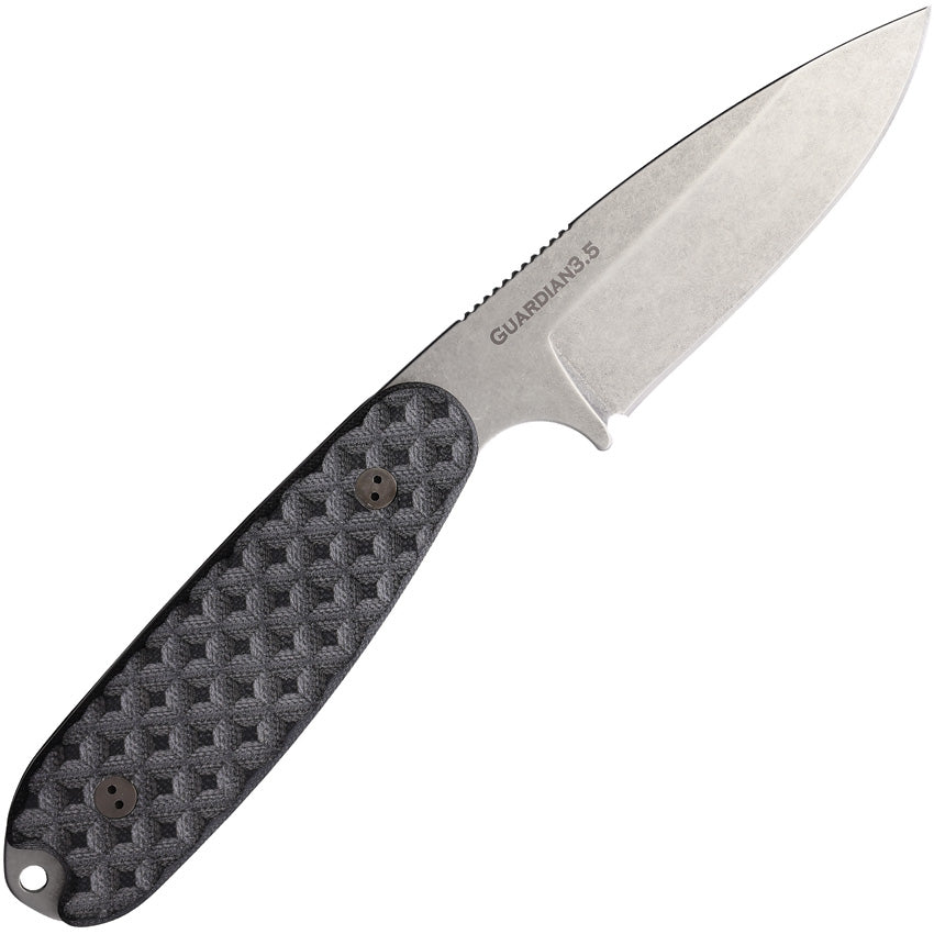 BRAD35S001 Bradford Knives Guardian 3.5 Sabre Black