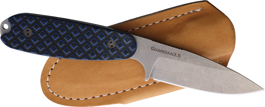 BRAD35S013 Bradford Knives Guardian 3.5 Sabre Blue