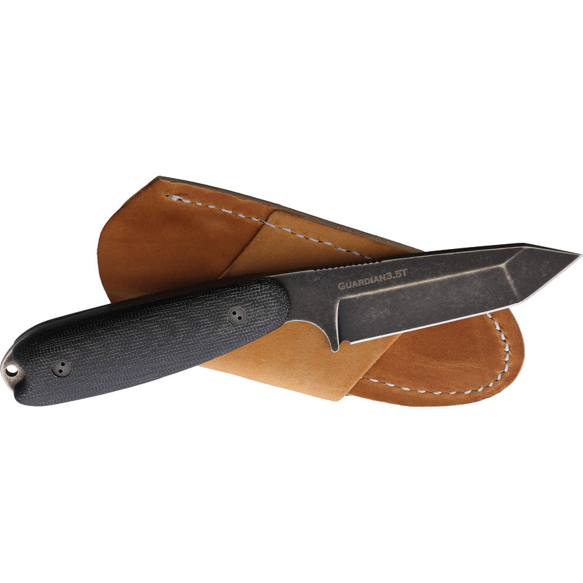 BRAD35S101 Bradford Knives Guardian 3.5 Sabre 3D Black
