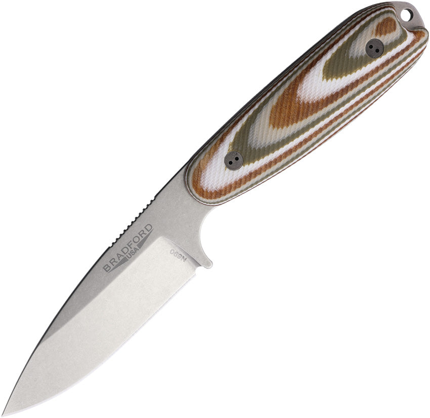 BRAD35S127 Bradford Knives Guardian 3.5 Snow Camo