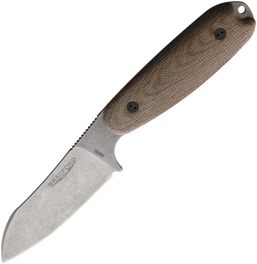BRAD35SF104 Bradford Knives Guardian 3.5 Sheepsfoot Nat