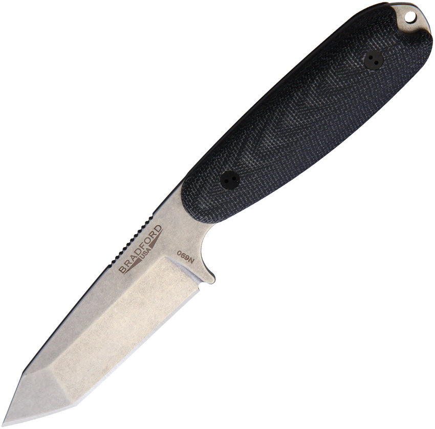 BRAD35T101 Bradford Knives Guardian 3.5 Tanto 3D Black