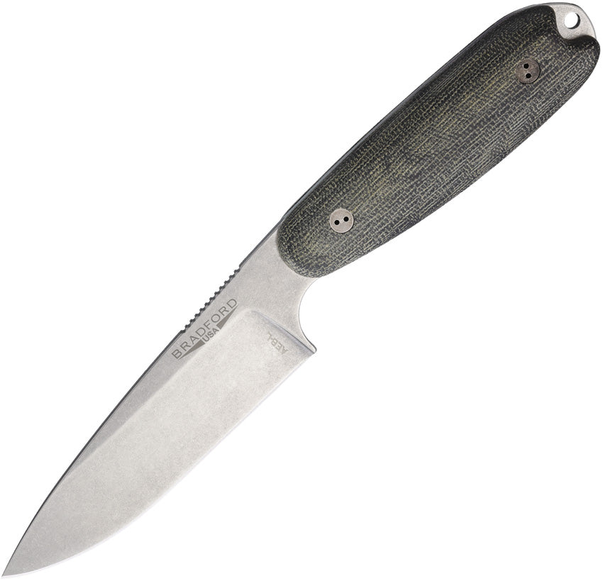 BRAD35XL101A Bradford Knives Guardian 3.5XL Fixed Blade Blk