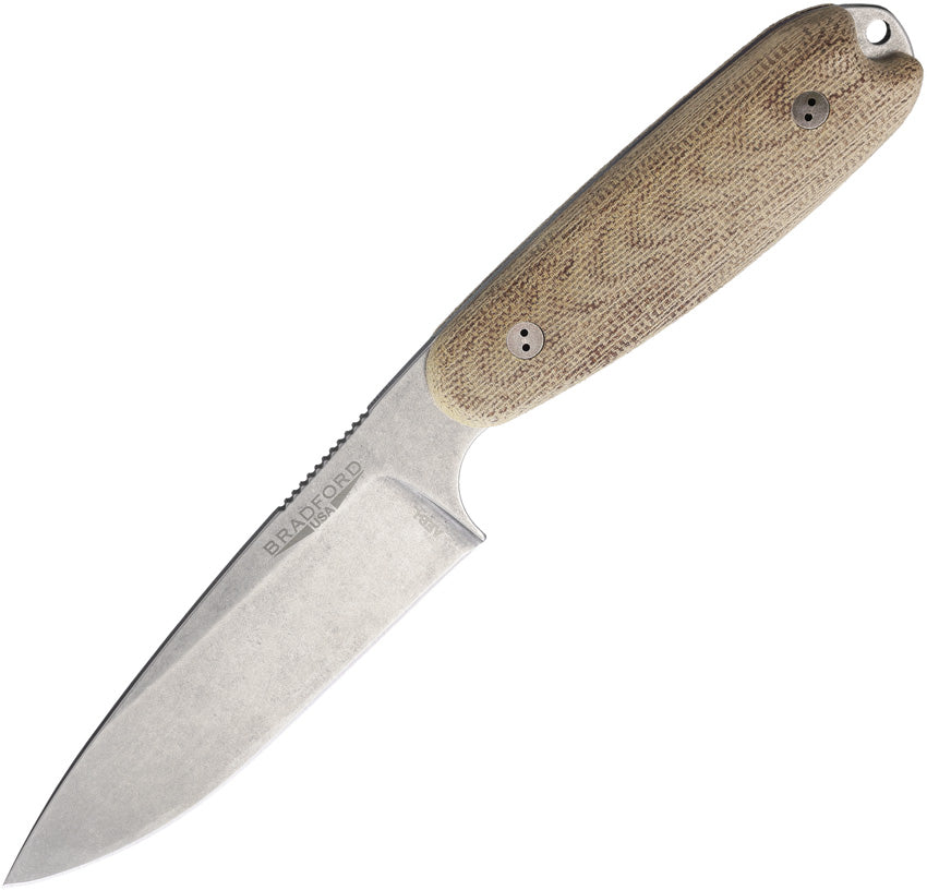 BRAD35XL104A Bradford Knives Guardian 3.5XL Fixed Blade Nat