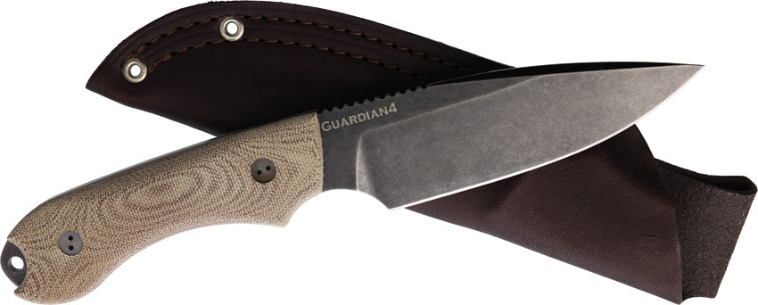 BRAD4FE104N Guardian 4 3D Natural Micarta