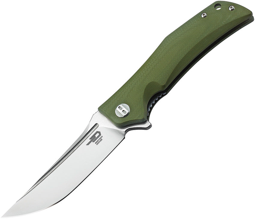 BTKG05B1 Bestech Knives Scimitar G10 Linerlock Green