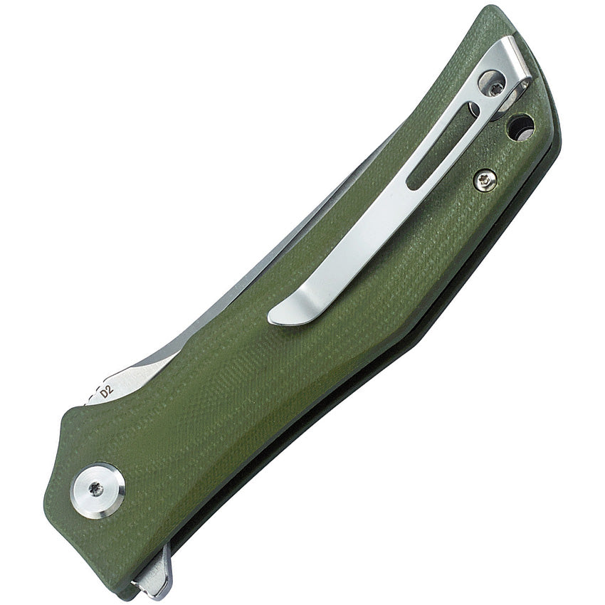 BTKG05B1 Bestech Knives Scimitar G10 Linerlock Green