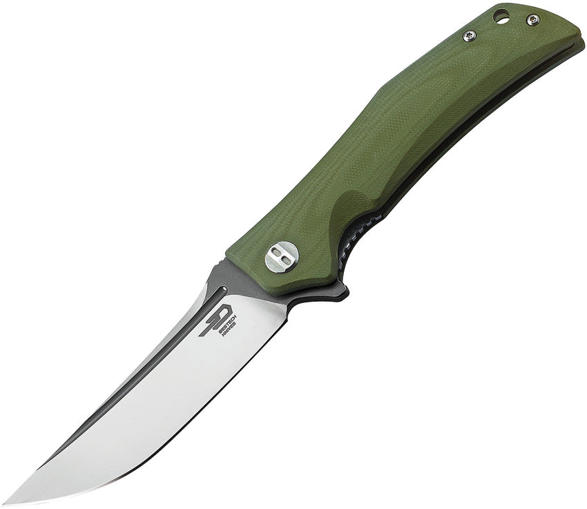 BTKG05B2 Bestech Knives Scimitar G10 Linerlock Green