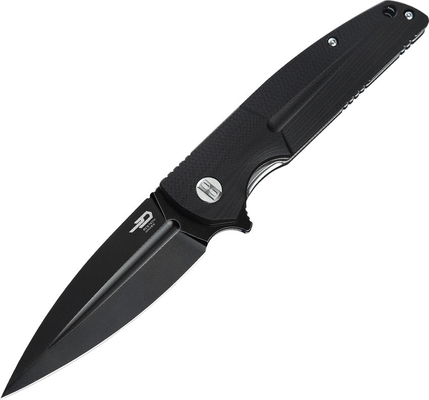 BTKG34A3 Bestech Knives Fin Linerlock Black SW