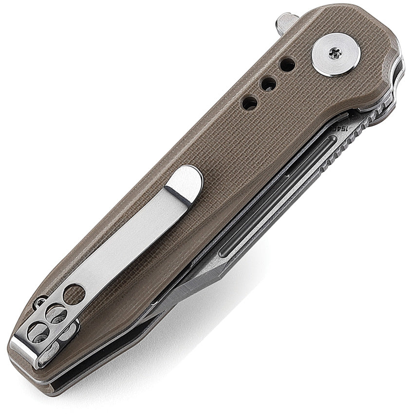 BTKG41B Bestech Knives Syntax Linerlock Beige