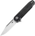 BTKG41D Bestech Knives Syntax Linerlock Black Micarta