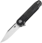 BTKG41D Bestech Knives Syntax Linerlock Black Micarta
