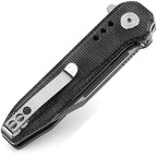 BTKG41D Bestech Knives Syntax Linerlock Black Micarta