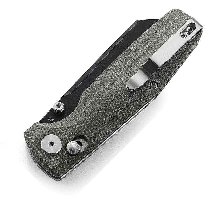 BTKG43B2 Bestech Knives Slasher Axis Lock Green