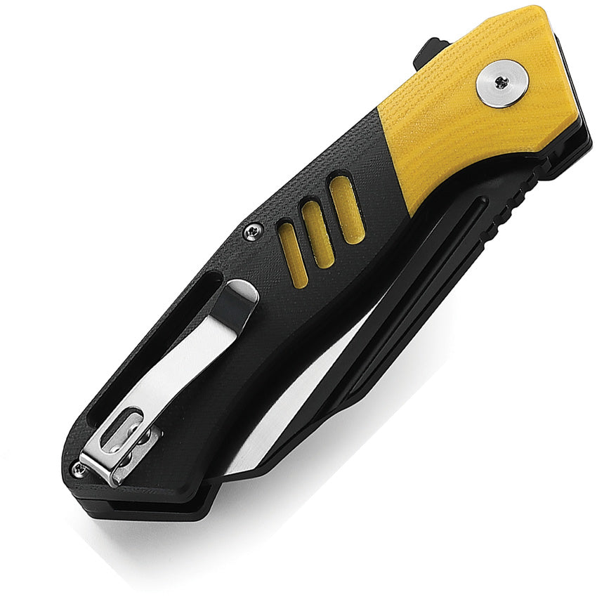 BTKG46A Bestech Knives Rockface Linerlock Yellow