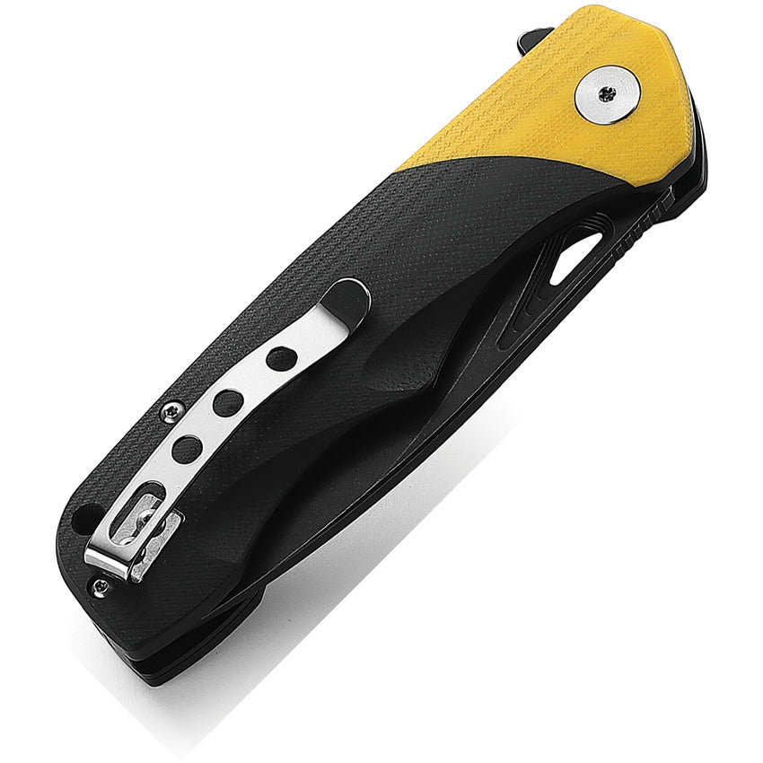 BTKG47B Bestech Knives Airstream Linerlock Yellow