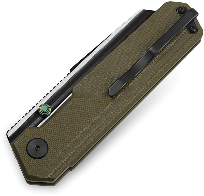 BTKG54C Bestech Knives Tardis Linerlock OD Green