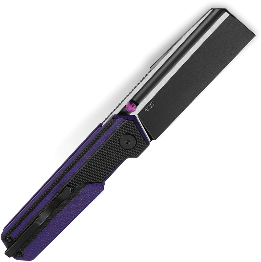 BTKG54D Bestech Knives Tardis Linerlock Black/Purple