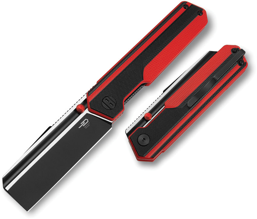 BTKG54E Bestech Knives Tardis Linerlock Black/Red