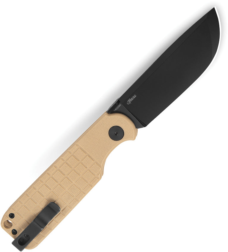 BTKG55C Bestech Knives Glok Button Lock Khaki