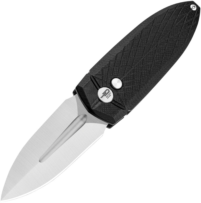 BTKG57A1 Bestech Knives Ququ Button Lock G10 Black