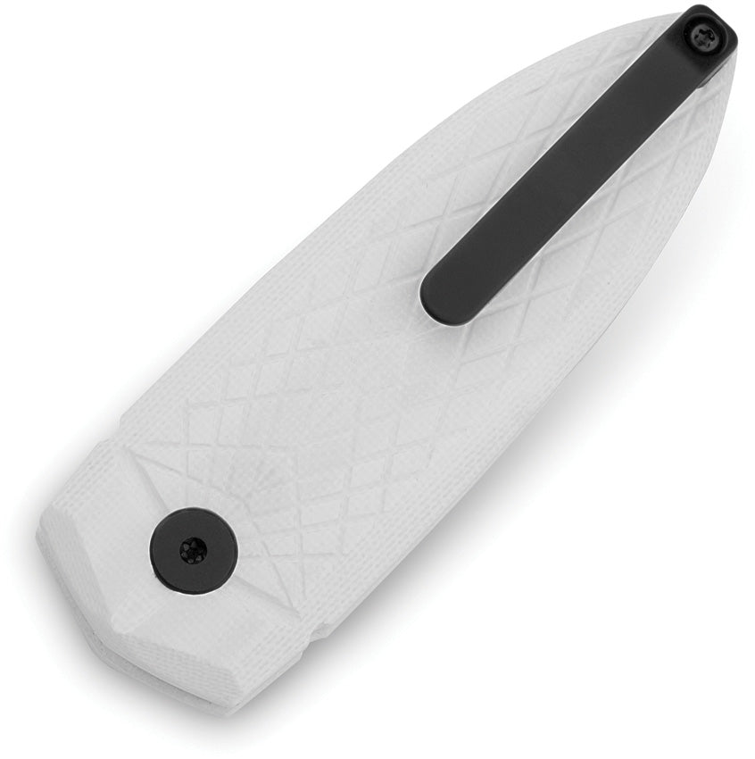 BTKG57A5 Bestech Knives Ququ Button Lock G10 White