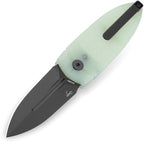 BTKG57A6 Bestech Knives Ququ Button Lock G10 Jade