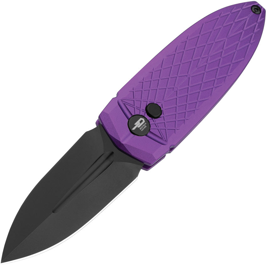 BTKG57B5 Bestech Knives Ququ Button Lock Al Purple
