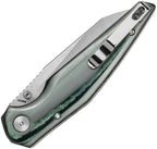 BTKG58A Bestech Knives Snakebird Button Lock Green