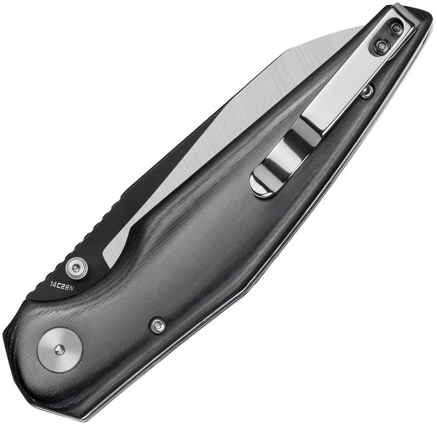 BTKG58B Bestech Knives Snakebird Button Lock Black