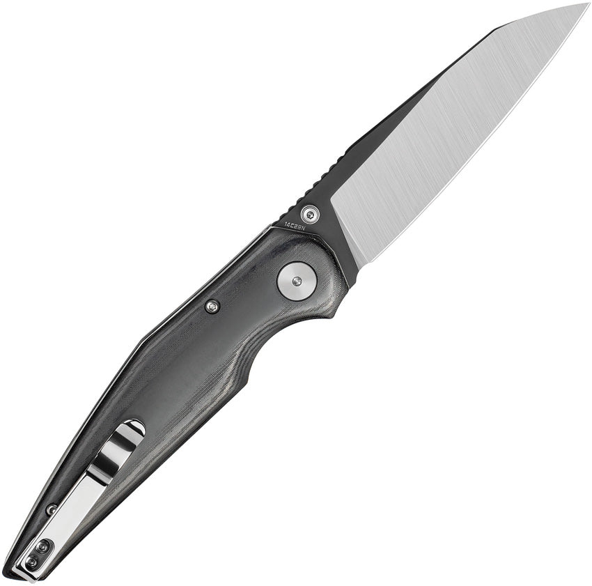 BTKG58B Bestech Knives Snakebird Button Lock Black