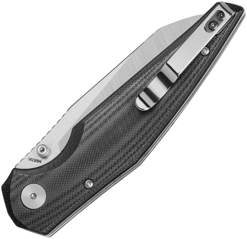 BTKG58C Bestech Knives Snakebird Button Lock Black