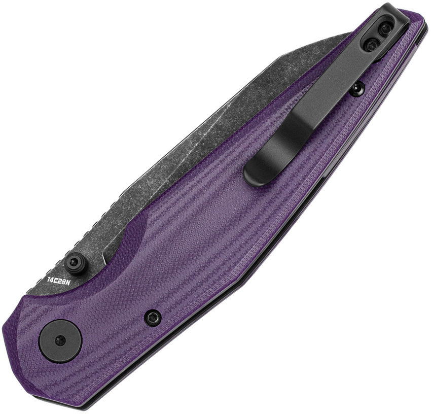BTKG58E Bestech Knives Snakebird Button Lock Purple