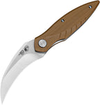BTKG60B Mantidae Linerlock Brown