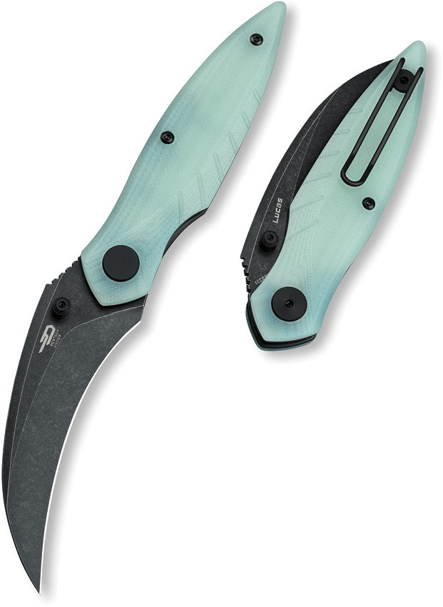 BTKG60C Bestech Knives Mantidae Linerlock Jade