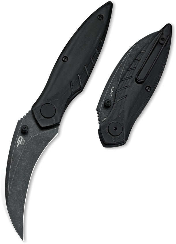 BTKG60D Bestech Knives Mantidae Linerlock Black