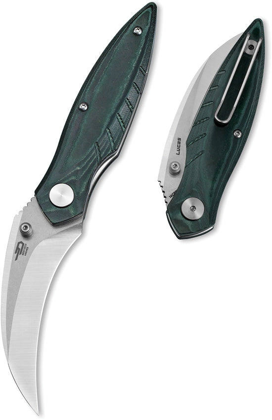 BTKG60E Bestech Knives Mantidae Linerlock Green