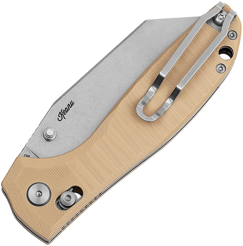 BTKG61C Bestech Knives Liger Bar Lock Beige