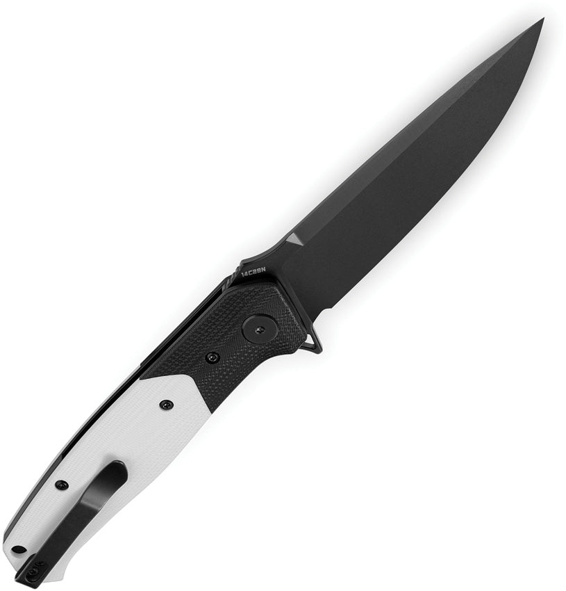 BTKG62A Bestech Knives Swordfish Button Lock White