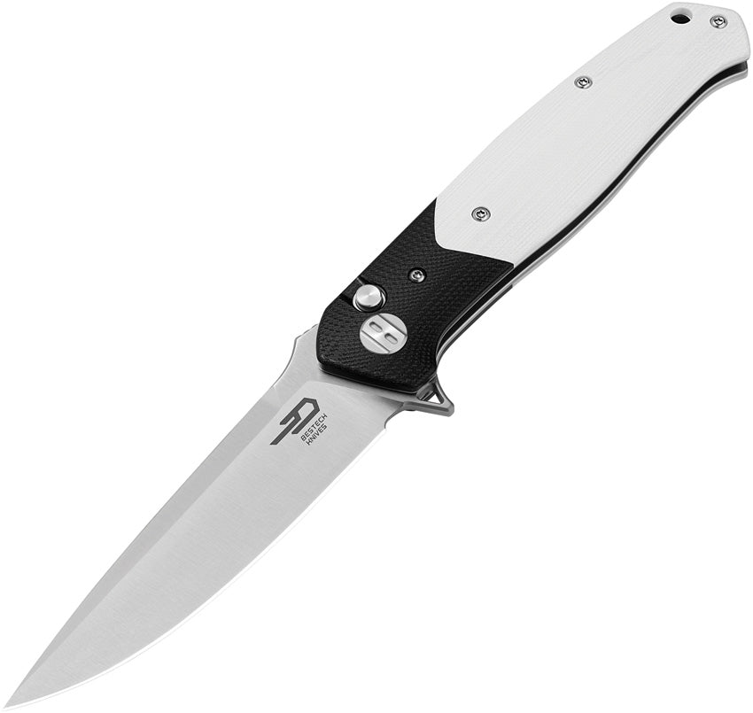 BTKG62B Bestech Knives Swordfish Button Lock White
