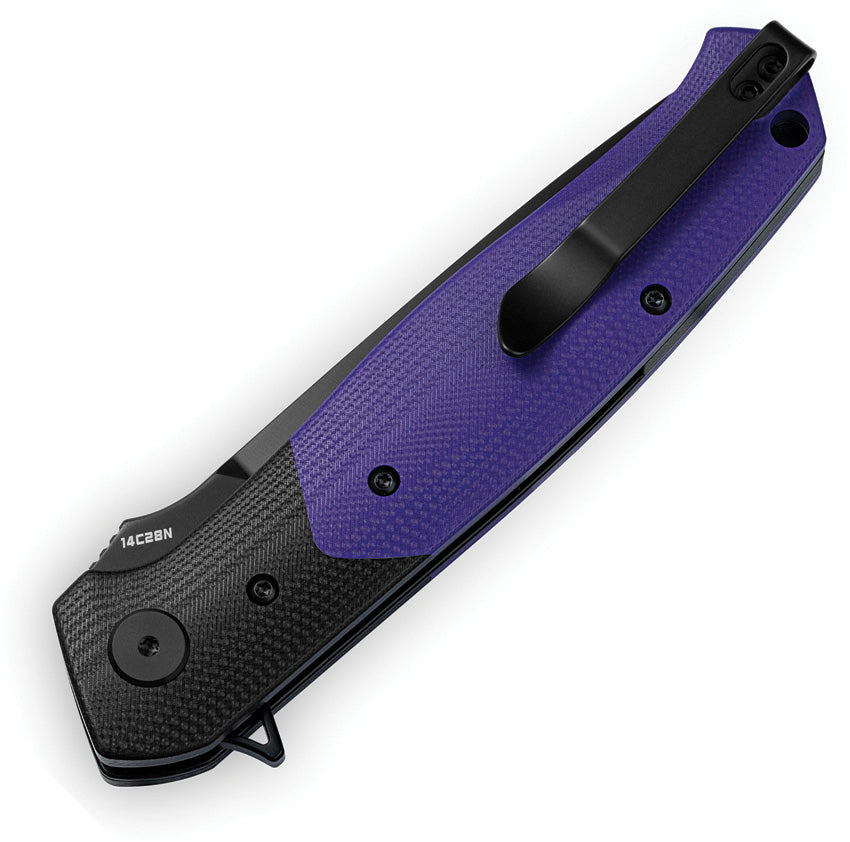 BTKG62C Bestech Knives Swordfish Button Lock Purple