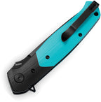 BTKG62E Bestech Knives Swordfish Button Lock Blue