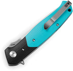 BTKG62F Bestech Knives Swordfish Button Lock Blue