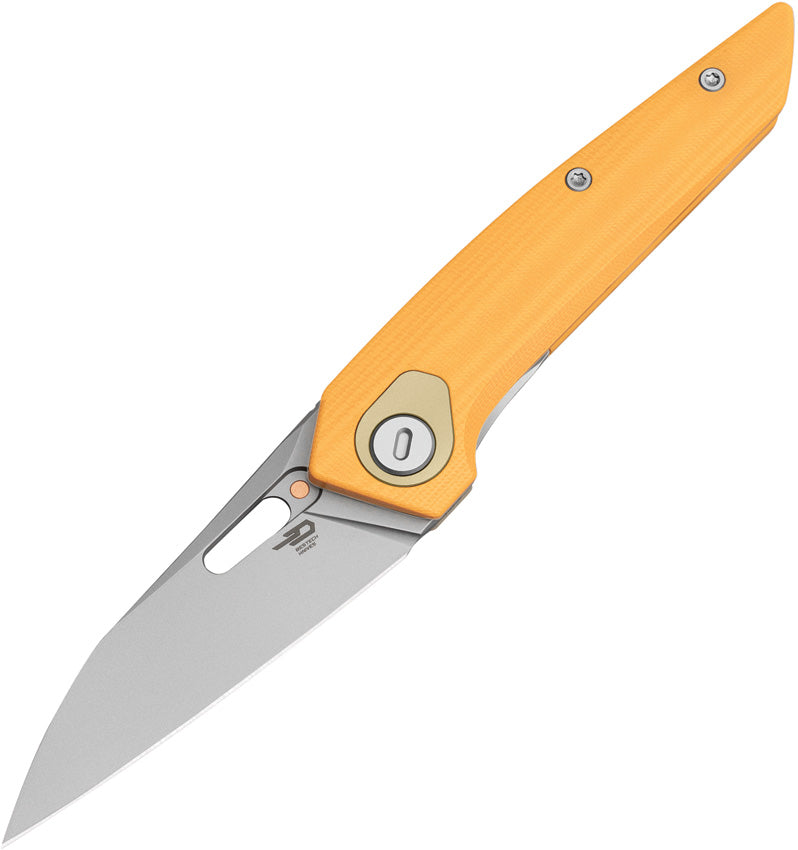 BTKG63A Bestech Knives VK-Void Linerlock M-Cut Yel