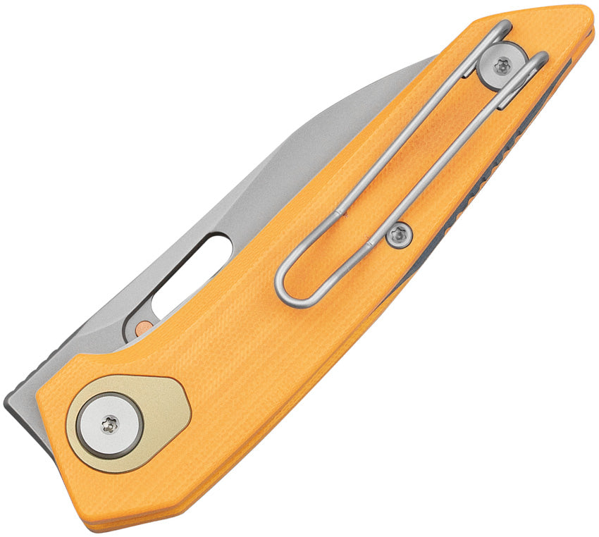 BTKG63A Bestech Knives VK-Void Linerlock M-Cut Yel