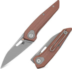 BTKG63D Bestech Knives VK-Void Linerlock M-Cut Brn