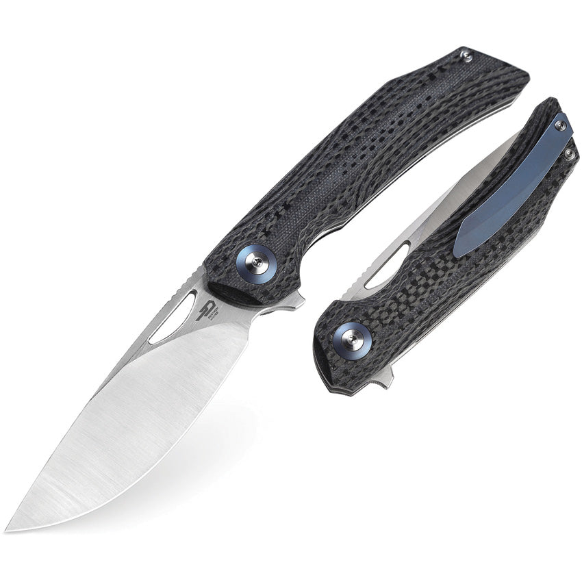 BTKL01A Bestech Knives Falko Linerlock CF