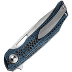 BTKL01B Bestech Knives Falko Linerlock CF Blue